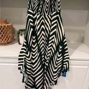 Cupshe Black and White Zebra Print Dress